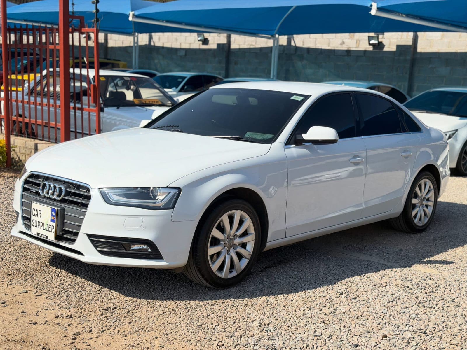 White Audi A4 Quattro at Car Supplier Zimbabwe