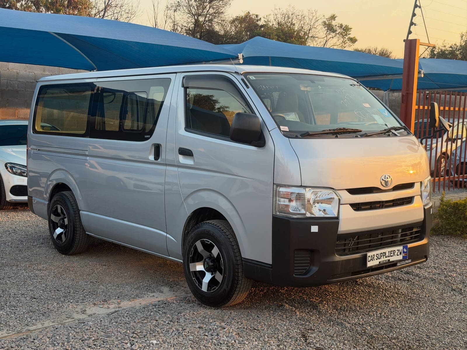 Silver Toyota HiAce Baby Quantum at Car Supplier Zimbabwe